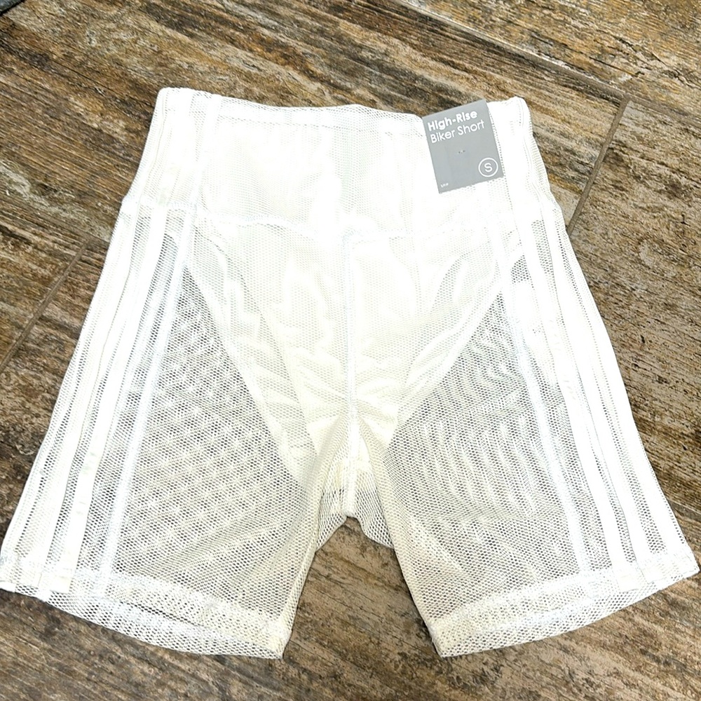 NWT Forever 21 Mesh Panel Bike Shorts